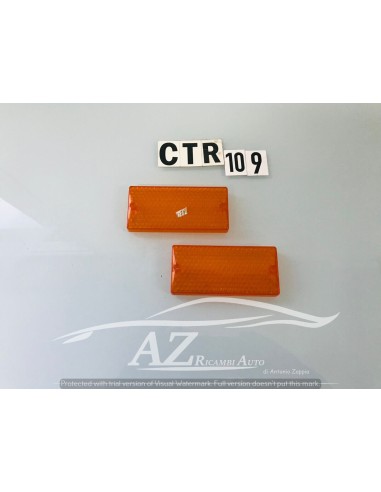 Plastica fanalino anteriore coppia Fiat 124 Special Catalux arancio