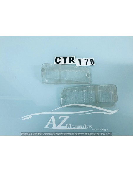 Plastica fanalino anteriore coppia Fiat 132 Altissimo bianco