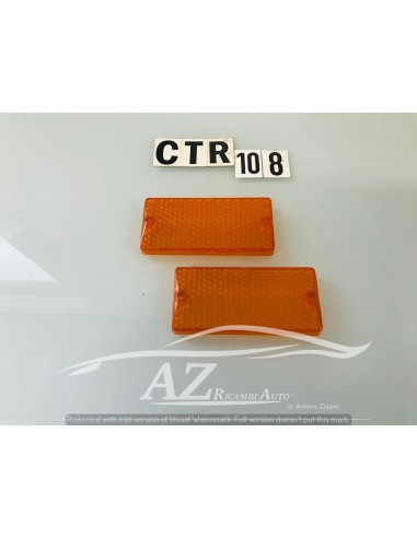 Plastica fanalino anteriore coppia Fiat 124 Special Leart arancio