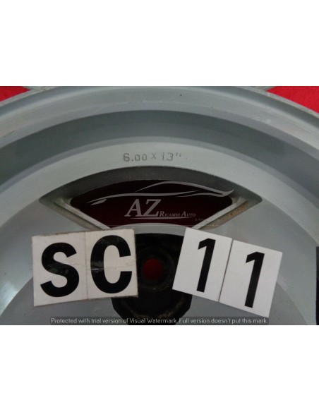 Cerchi ruota in lega BWA 13" X 6 J  4x130 Lancia Fulvia Volkswagen Maggiolino