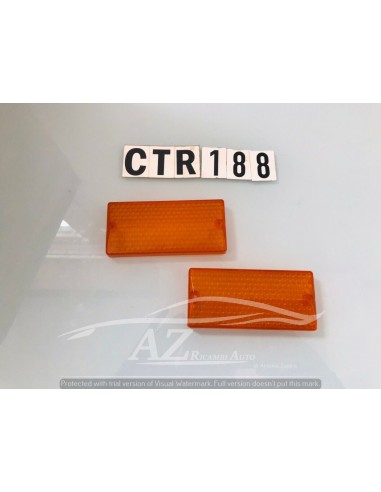 Plastica trasparente Fanalino Anteriore coppia...