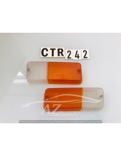 Plastica trasparente Fanalino Anteriore coppia Fiat 128...