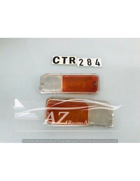 Plastica trasparente Fanalino Anteriore coppia Alfa-Romeo 1750 2000 PV 1973