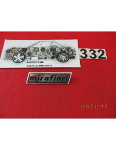 Fregio logo adesivo adatto a fiat mirafiori -  Az Ricambi  Sei alla ricerca di ricambi per la tua auto d’epoca?