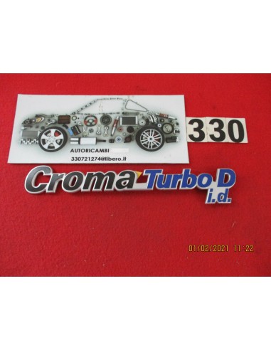Fregio logo adesivo adatto a fiat croma turbo d id -  Az Ricambi  Sei alla ricerca di ricambi per la tua auto d’epoca?