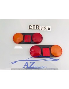 Trasparente fanale posteriore coppia Autocarro Fiat 615...