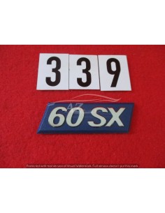 Fregio logo adesivo parafango adatto a fiat uno 60 sx -  Az Ricambi  Sei alla ricerca di ricambi per la tua auto d’epoca?