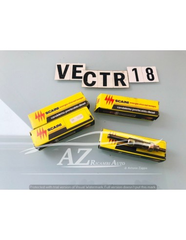 Candeletta preriscaldamento 4 pezzi Scaini SR3228