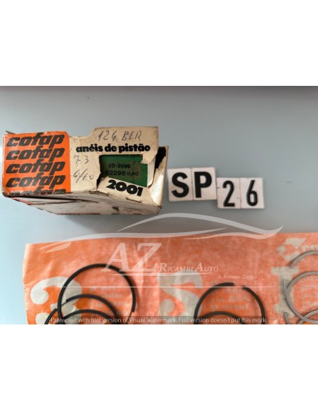 Fasce elastiche Fiat 124 diametro 73 + 06 COFAP 82296 -  Az Ricambi  Sei alla ricerca di ricambi per la tua auto d’epoca?