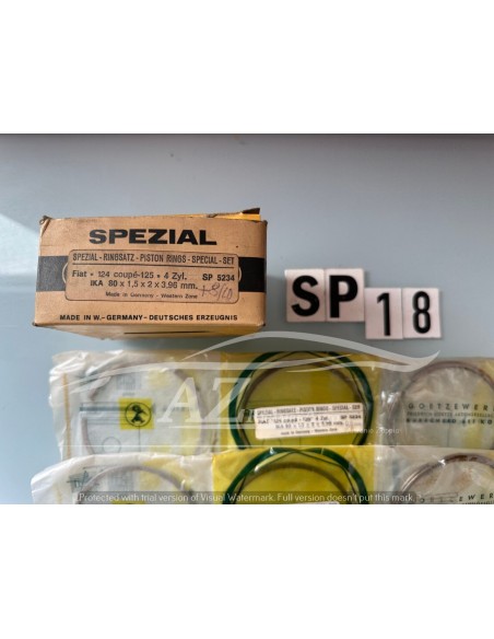 Fasce elastiche Fiat 124 Coupè 125 diametro 80 + 0,8 SP 5234 -  Az Ricambi  Sei alla ricerca di ricambi per la tua auto d’epoca?