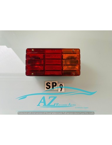 Fanale posteriore dx Motocarro Piaggio Ape TM Gecar 0377200 -  Az Ricambi  Sei alla ricerca di ricambi per la tua auto d’epoca?