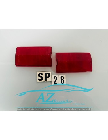 Plastica fanale posteriore Fiat 124 rosso nuova bellù