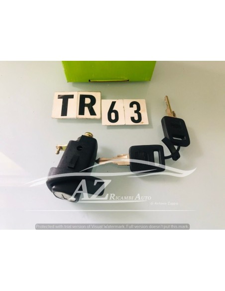 Maniglia esterna con chiave sx Fiat Seat Panda 252307