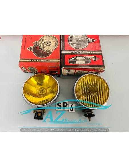 Fendinebbia giallo rotondo coppia diametro 150 -  Az Ricambi  Sei alla ricerca di ricambi per la tua auto d’epoca?