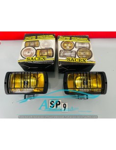 Fendinebbia giallo rettangolare coppia 9x17 -  Az Ricambi  Sei alla ricerca di ricambi per la tua auto d’epoca?