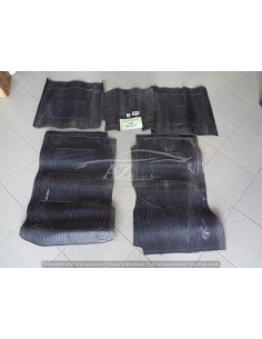 Tappeti in gomma Fiat 124 colore nero 2
