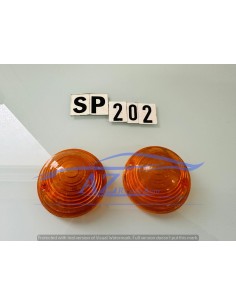 Plastica fanalino anteriore coppia Fiat 500 Gecar arancio