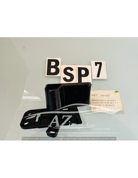 Maniglia interna apriporta sx Fiat Ritmo nero 60/83 -  Az Ricambi  Sei alla ricerca di ricambi per la tua auto d’epoca?