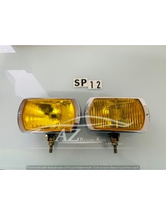 Fendinebbia giallo rettangolari Coppia