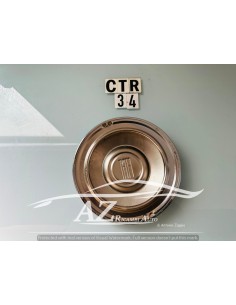 Coppa ruota Fiat 600 in acciaio lucido -  Az Ricambi  Sei alla ricerca di ricambi per la tua auto d’epoca? 2