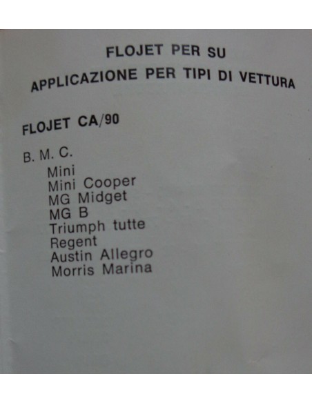 spillo carburatore ca/90 innocenti mini cooper mg triumph regent austin morris -  Az Ricambi  Sei alla ricerca di ricambi per...