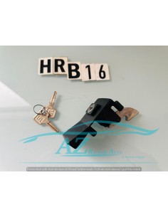 Chiusura cofano posteriore Fiat 126 nero 2