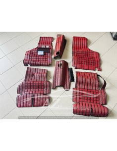 Tappeti Fiat 850 rosso nero
