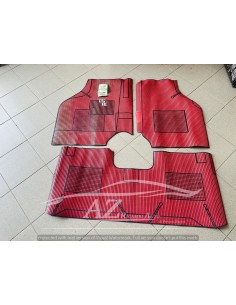 Tappeto Fiat 128 ritmo rosso nero -  Az Ricambi  Sei alla ricerca di ricambi per la tua auto d’epoca?