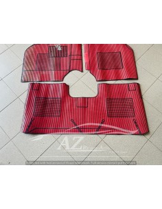 Tappeto Fiat 128 ritmo rosso nero -  Az Ricambi  Sei alla ricerca di ricambi per la tua auto d’epoca? 2