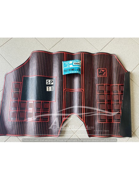 Tappeto Fiat 128 ritmo L pegaso 1004 rosso nero -  Az Ricambi  Sei alla ricerca di ricambi per la tua auto d’epoca?