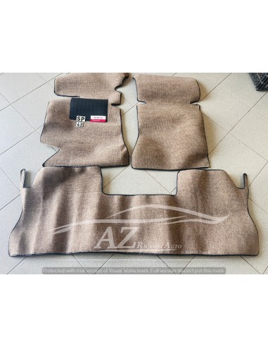 Tappeto tappeti Alfa Romeo Giulia moquette marrone