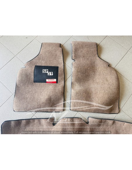 Tappeto tappeti Alfa Romeo Alfasud moquette marrone