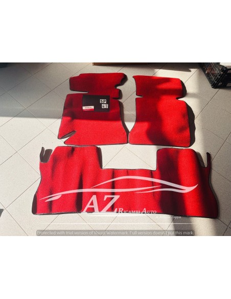 Tappeto tappeti Alfa Romeo Giulia moquette rosso