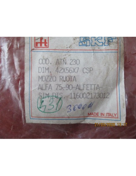 Paraolio anello di tenuta 42x56x7 mozzoruota per alfa-romeo 75 90 -  Az Ricambi  Sei alla ricerca di ricambi per la tua auto ...