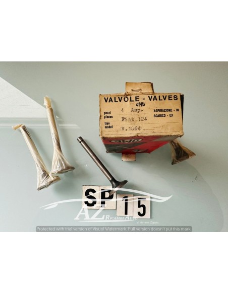 Valvole aspirazione marca OMB Fiat 124 1064 35-8-100 -  Az Ricambi  Sei alla ricerca di ricambi per la tua auto d’epoca?