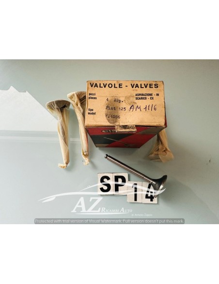 Valvole aspirazione marca OMB Fiat 125 1066 41-8-106 -  Az Ricambi  Sei alla ricerca di ricambi per la tua auto d’epoca?