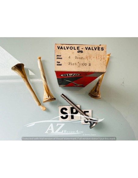 Valvole scarico marca OMB Fiat 1100 R 29.7-7,95-105 -  Az Ricambi  Sei alla ricerca di ricambi per la tua auto d’epoca?