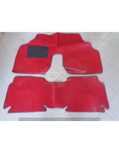 Tappetini Tappeti in moquette rossa Fiat Ritmo -  Az Ricambi  Sei alla ricerca di ricambi per la tua auto d’epoca?