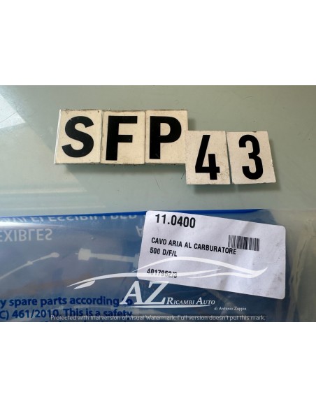 Cavo laccio aria al carburatore Fiat 500 D F L -  Az Ricambi  Sei alla ricerca di ricambi per la tua auto d’epoca?
