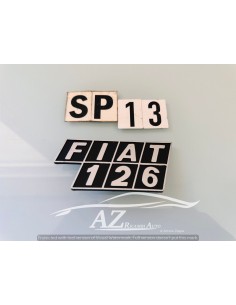 Fregio logo posteriore Fiat 126 plastica -  Az Ricambi  Sei alla ricerca di ricambi per la tua auto d’epoca?