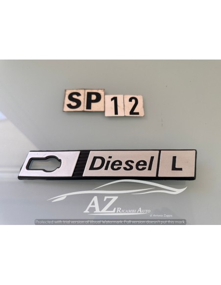 Fregio logo anteriore dx Fiat Ritmo Diesel L