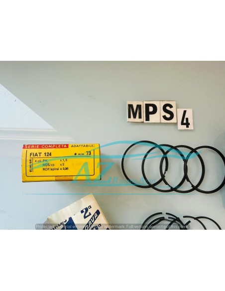 Fasce elastiche Fiat 124 diametro 73 0,4
