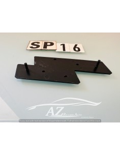 Fregio logo posteriore Fiat 128 parte nera lucida 2