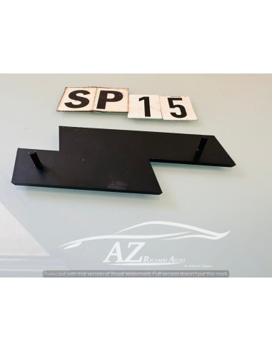 Fregio logo posteriore Fiat 128 parte nera opaca