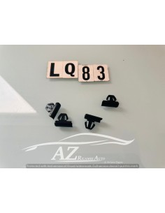 Modanatura clip paraurti Fiat Tipo colore nero 7623566 4... 2