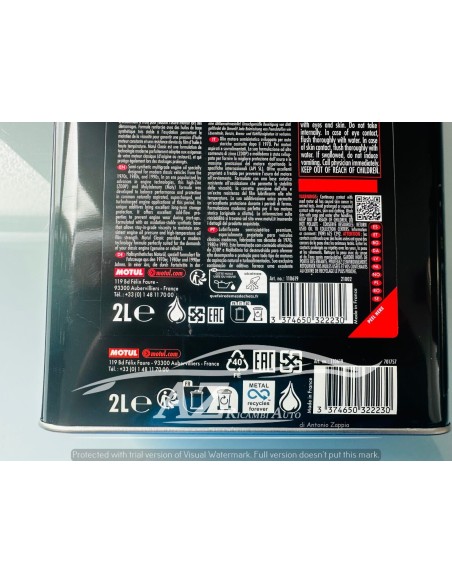 Olio Motul Classic Einghties 10w40 110619 2 litri semisintetico per auto d'epoca