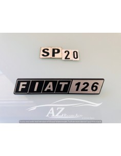 Fregio logo posteriore Fiat 126