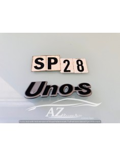 Fregio logo posteriore Fiat Uno S