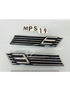 Modanatura mostrina presa d'aria Fiat 128 coppia cromata...