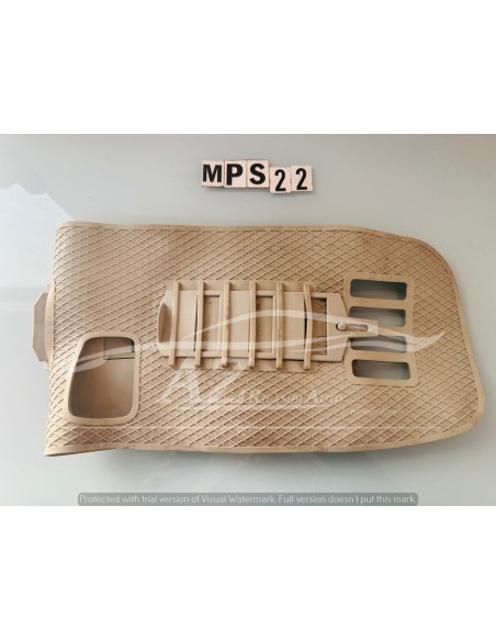 Riparo convogliatore griglia mascherina radiatore Fiat 1100